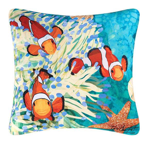 clown fish pillow