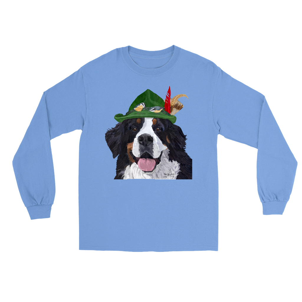 Bernese Mountain Dog Long Sleeve Shirts Two Can Art