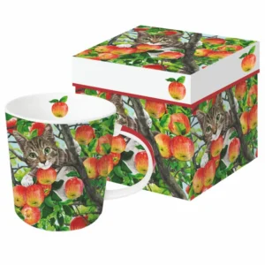 Fuji Apple Cat Mug